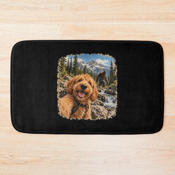 Item preview, Goldendoodle Bigfoot Selfie designed and sold by a-turner-paint.