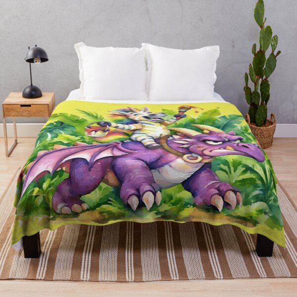 Item preview, Whimsical Rainbow Unicorn on Purple Dragon designed and sold by vivendulies.