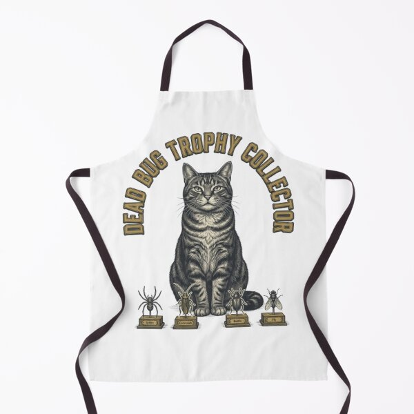 Item preview, Dead Bug Trophy Collector Funny Gross Cat Humor Tabby  designed and sold by FurRealStudioCo.