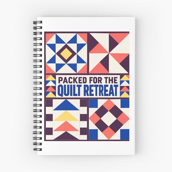 Item preview, Quilting Retreat Tote – Packed for the Quilt Retreat Geometric Patchwork Design designed and sold by astersgraphics.