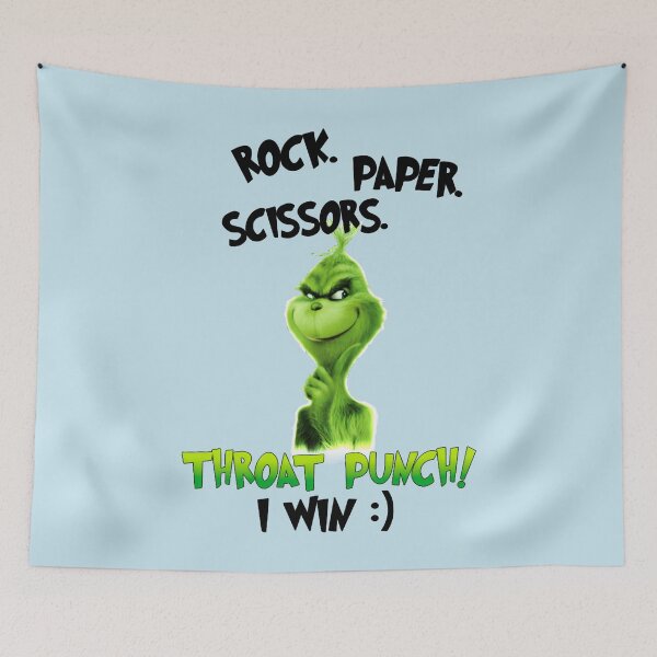 Item preview, Rock Paper Scissors The Grinch designed and sold by IgnatiusWeobley.