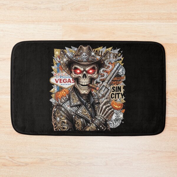 Item preview, Mafia Skeleton Cowboy Cigar Pumpkin Halloween designed and sold by Voodoo Store Paranormal Collections.