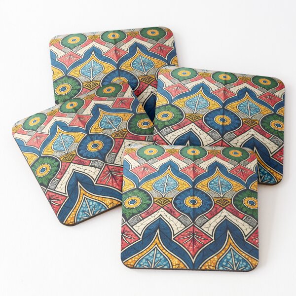 Item preview, Intricate African Arabesque Geometric Mosaic Pattern designed and sold by Sybille-Yates.