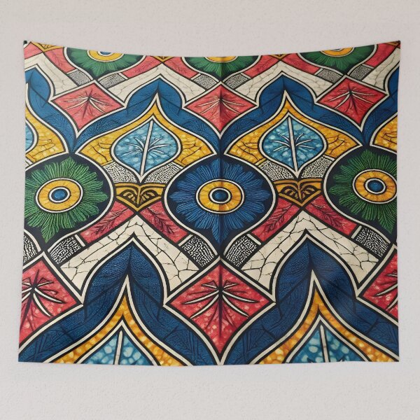 Item preview, Intricate African Arabesque Geometric Mosaic Pattern designed and sold by Sybille-Yates.