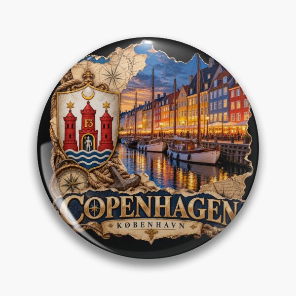 Item preview, Copenhagen Harbor Memories — Nyhavn at Twilight designed and sold by URBIVO.