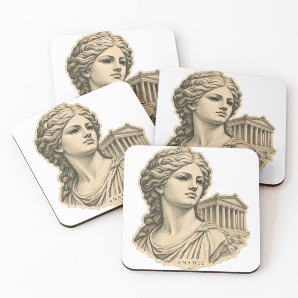 Item preview, Ancient Goddess Temple Lithograph designed and sold by Qenlo.