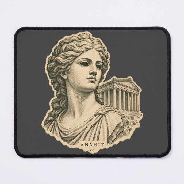 Item preview, Ancient Goddess Temple Lithograph designed and sold by Qenlo.