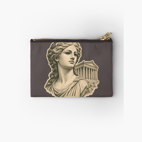 Item preview, Ancient Goddess Temple Lithograph designed and sold by Qenlo.