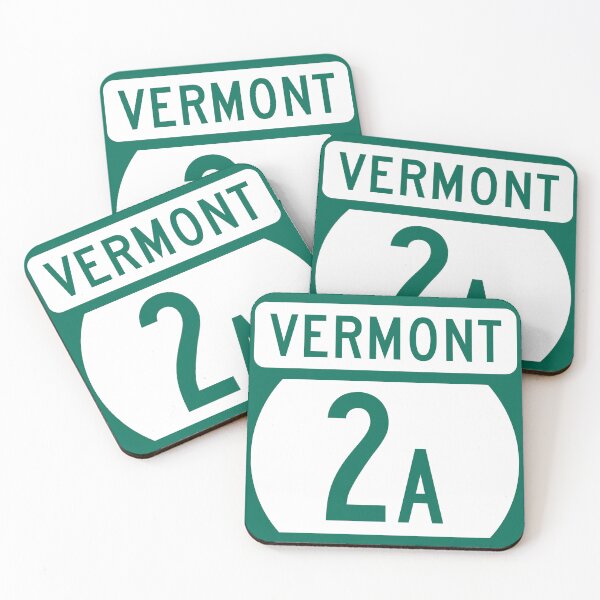 Artikelvorschau, Verkehrsschild der Vermont Route 2A – Essex Junction, Williston & Colchester, Vermont entworfen und verkauft von NewNomads.