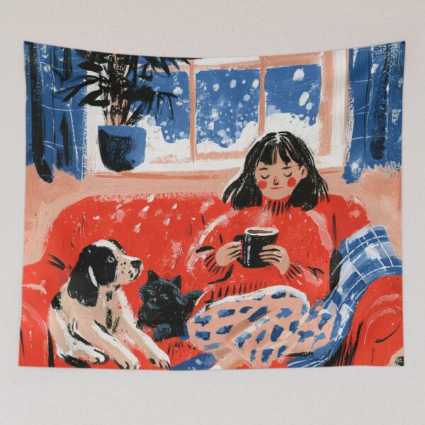 Item preview, Cozy Snow Day Escape designed and sold by Venon28.
