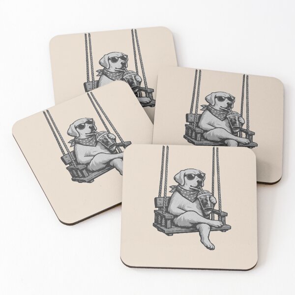 Item preview, Labrador Retriever Chill on Swing designed and sold by DIGOR shop.