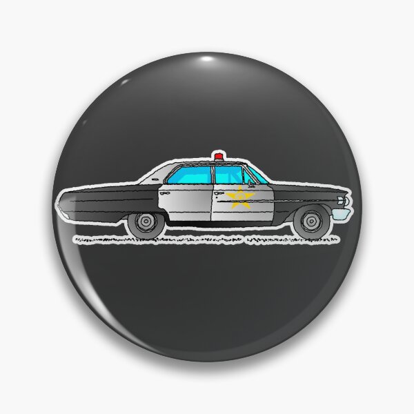 Item preview, Classic American Police Squad Car Illustration designed and sold by themagiccrayons.