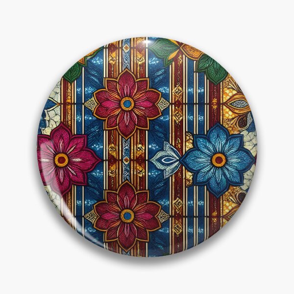 Item preview, Intricate African Arabesque Floral Pattern designed and sold by Sybille-Yates.