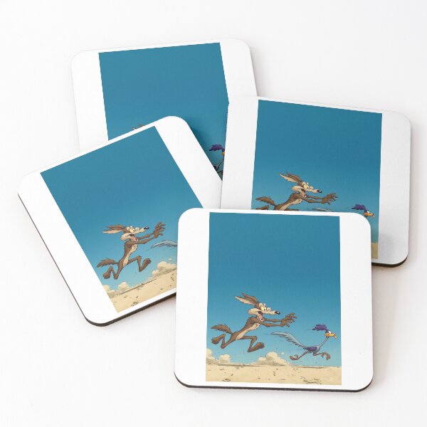 Item preview, Cartoon Coyote Chasing Desert Bird designed and sold by WATEKE.