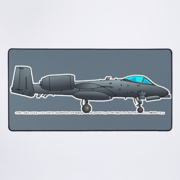 Item preview, A-10 Thunderbolt II Warthog Military Aircraft Art designed and sold by themagiccrayons.