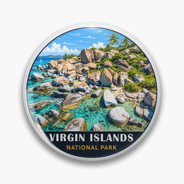 Item preview, Virgin Islands National Park Caribbean Beach Shirt designed and sold by Gideon Emmerich.