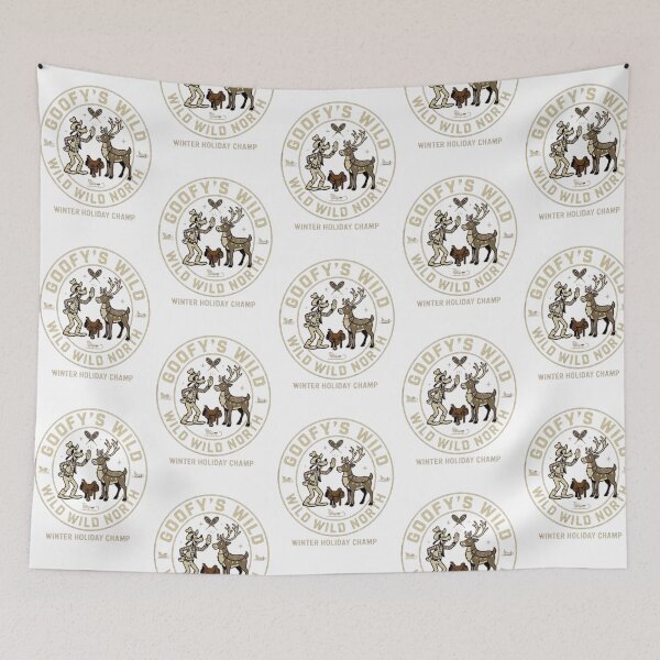 Item preview, Wild Wild North Winter Holiday Champ Silly Dog Reindeer Badge designed and sold by EdenChampl.