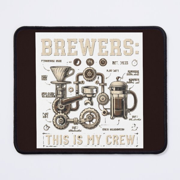 Item preview, "The Brew Crew" Blueprint Tee — For Those Who Take Their Extraction Seriously. designed and sold by lordofsilence.