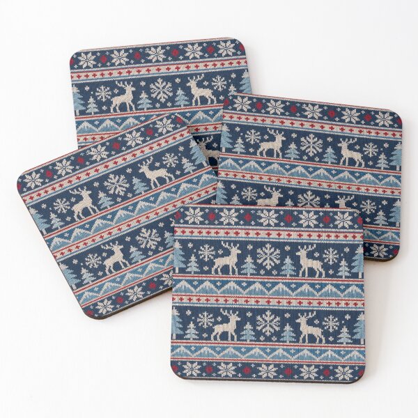 Item preview, Nordic Christmas Knit Pattern designed and sold by Sybille-Yates.