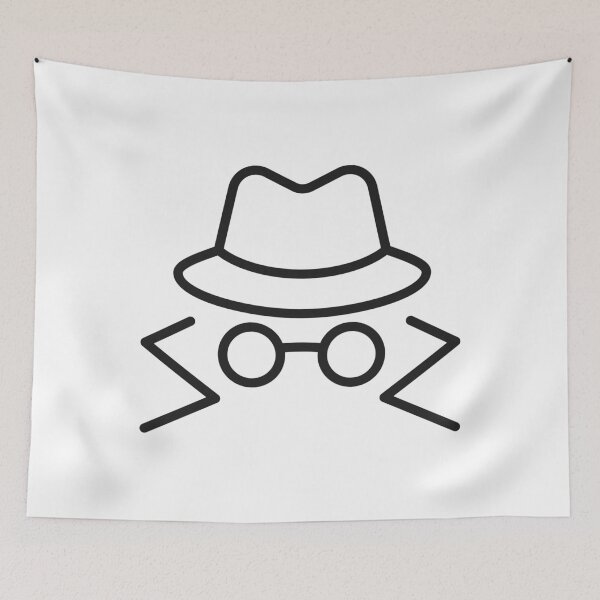 Artikelvorschau, Anonymous Hacker Disguise Line Icon entworfen und verkauft von VectorForge Studio.