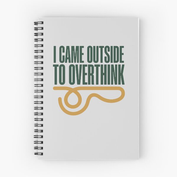Item preview, I Came Outside to Overthink: Outdoor Overthinking Humour designed and sold by cursotti.
