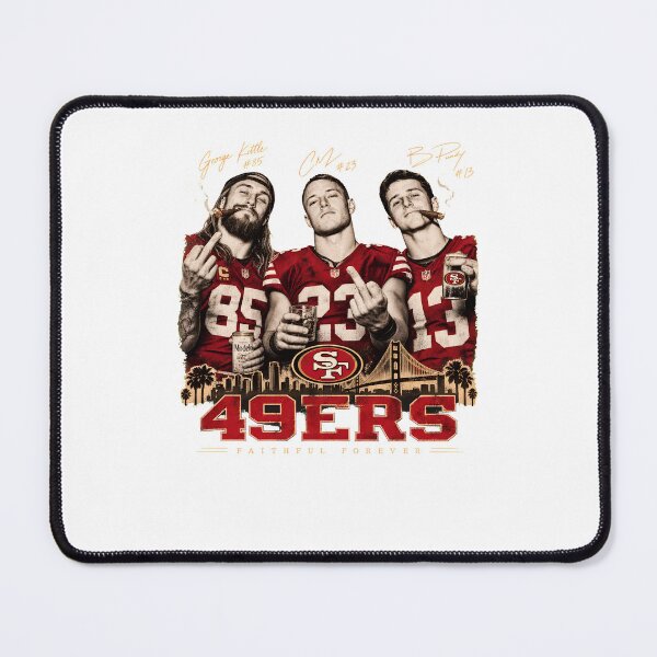 Item preview, 49ers Kittle Purdyy McCaffreyy Middle Finger Cigarr  designed and sold by JohnesDooley.