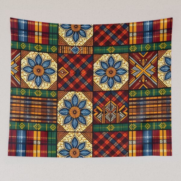Item preview, Intricate African Arabesque Floral Pattern designed and sold by Sybille-Yates.