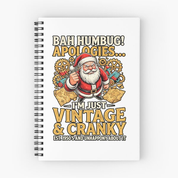 Item preview, Sorry Im Cranky Terrible 70s Funny Grumpy Santa Coffee Humor Art designed and sold by EdenChampl.