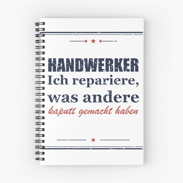 Item preview, Handwerker – Ich repariere, was andere kaputt gemacht haben designed and sold by SpruchwerkShop.