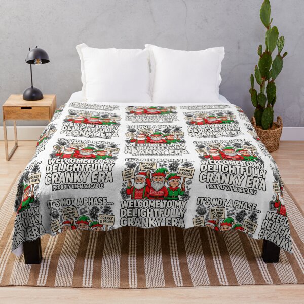 Item preview, Delightfully Cranky Era Funny Grumpy Santa Elves Sarcastic Xmas Art designed and sold by EdenChampl.