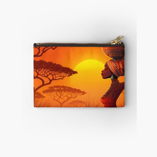 Item preview, Elegant Woman Balancing Bowl Against Sunset Glow designed and sold by Artessie.