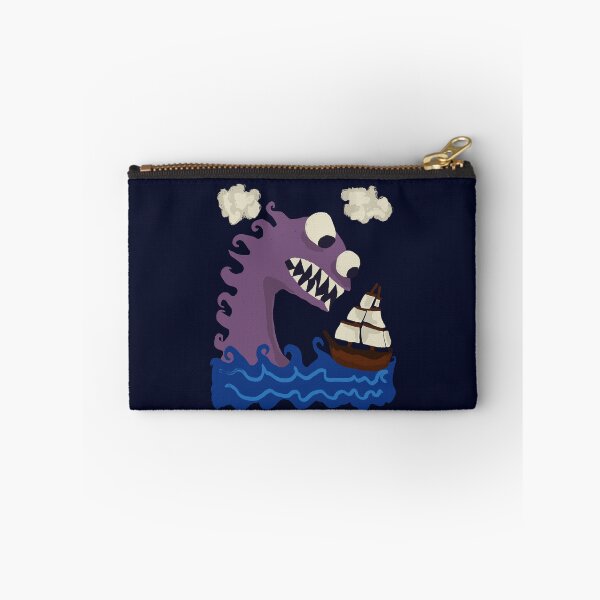 Item preview, Sea Monster Looks at Ship designed and sold by wildjellybeans.