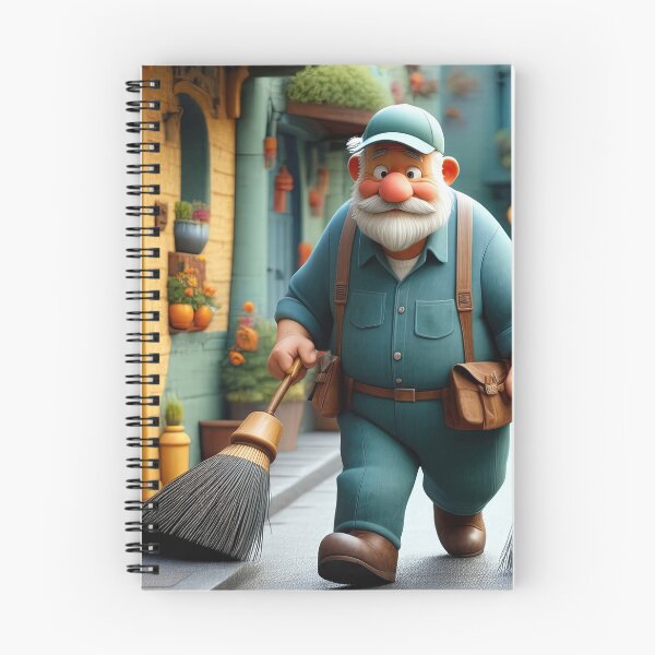 Item preview, Old Fart as a Road Sweeper designed and sold by Colin Bentham.