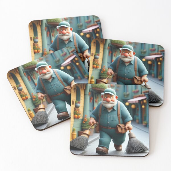 Item preview, Old Fart as a Road Sweeper designed and sold by Colin Bentham.