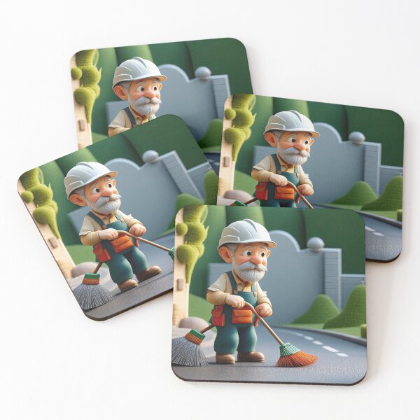 Item preview, Old Fart as a Road Sweeper designed and sold by Colin Bentham.