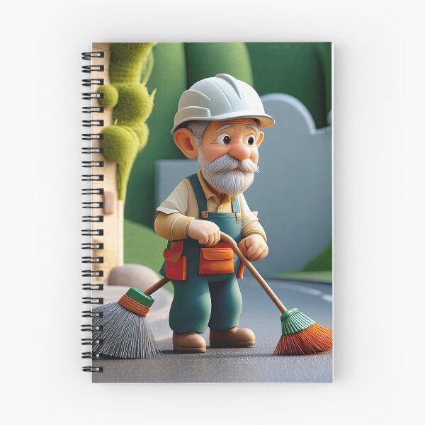 Item preview, Old Fart as a Road Sweeper designed and sold by Colin Bentham.