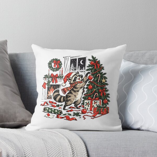 Item preview, Feral Raccoon Christmas designed and sold by StarSplatter.