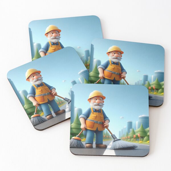 Item preview, Old Fart as a Road Sweeper designed and sold by Colin Bentham.