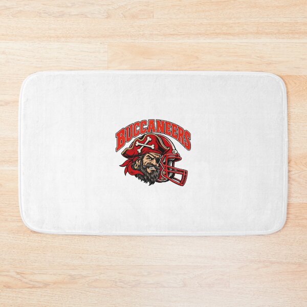 Item preview, Red Pirate Captain American Football Helmet Mascot Game Day Art designed and sold by EdenChampl.