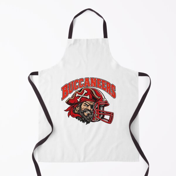 Item preview, Red Pirate Captain American Football Helmet Mascot Game Day Art designed and sold by EdenChampl.
