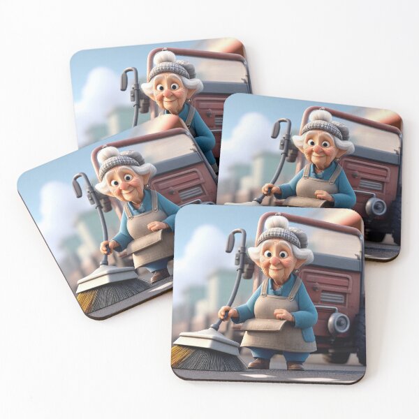 Item preview, Old Fart as a Road Sweeper designed and sold by Colin Bentham.