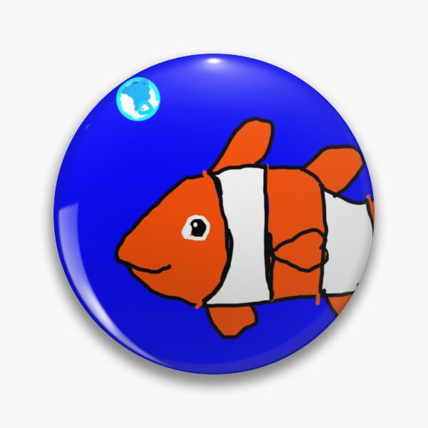 Item preview, encouraging fish designed and sold by HellenicBloom.