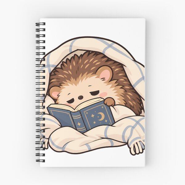 Item preview, Hamster reading book art designed and sold by WhimsyPeachCo.