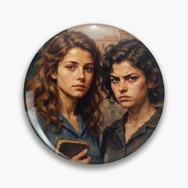 Item preview, My Brilliant Friend Drama Fine Art Tribute designed and sold by Art's Diner.