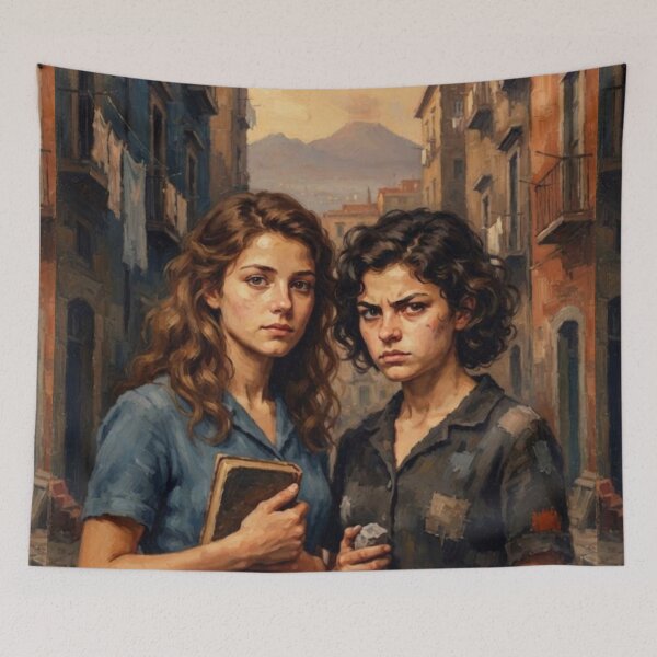 Item preview, My Brilliant Friend Drama Fine Art Tribute designed and sold by Art's Diner.