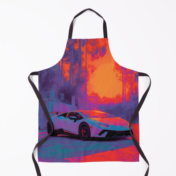 Item preview, Lamborghini Huracan Performante Fast Car Pop Art designed and sold by AutoPopStudio.