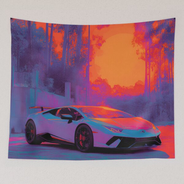 Item preview, Lamborghini Huracan Performante Fast Car Pop Art designed and sold by AutoPopStudio.