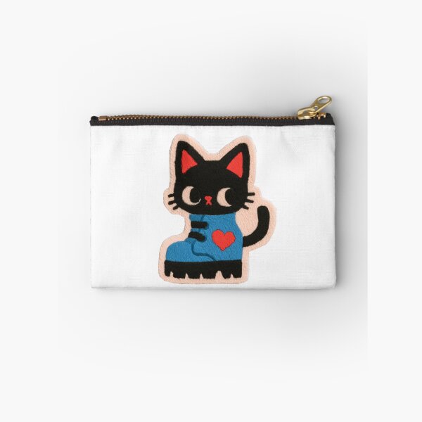 Item preview, Goth Kitten Hiding in Platform Boot - Alternative Cute Illustration designed and sold by Audra-studio.