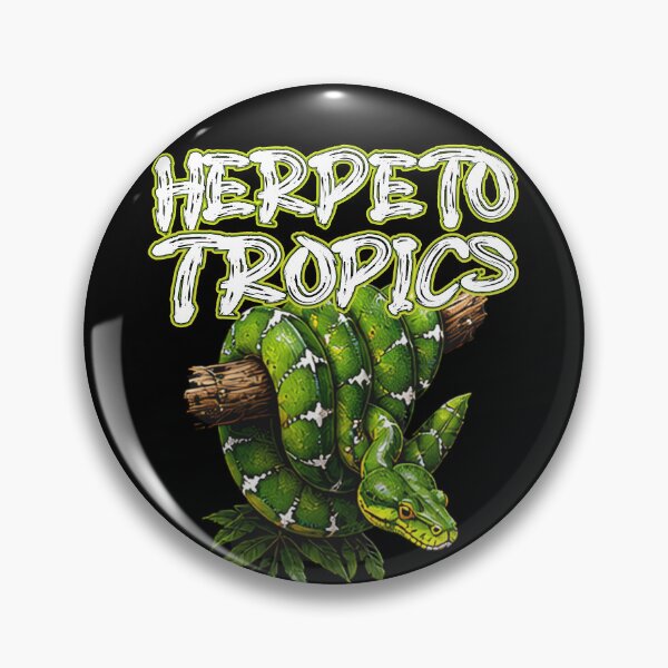 Item preview, Herpeto Tropics Green Tree Snake Reptile Lover Herpetology Zoology Reptile Keeper designed and sold by Jt41.