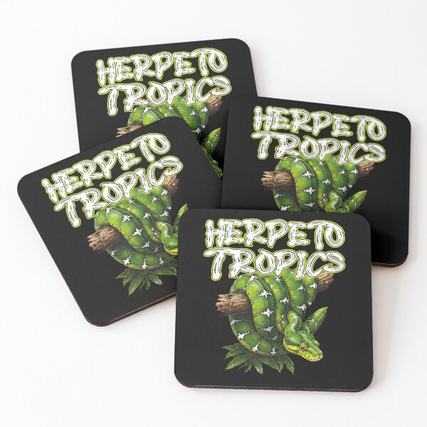 Item preview, Herpeto Tropics Green Tree Snake Reptile Lover Herpetology Zoology Reptile Keeper designed and sold by Jt41.